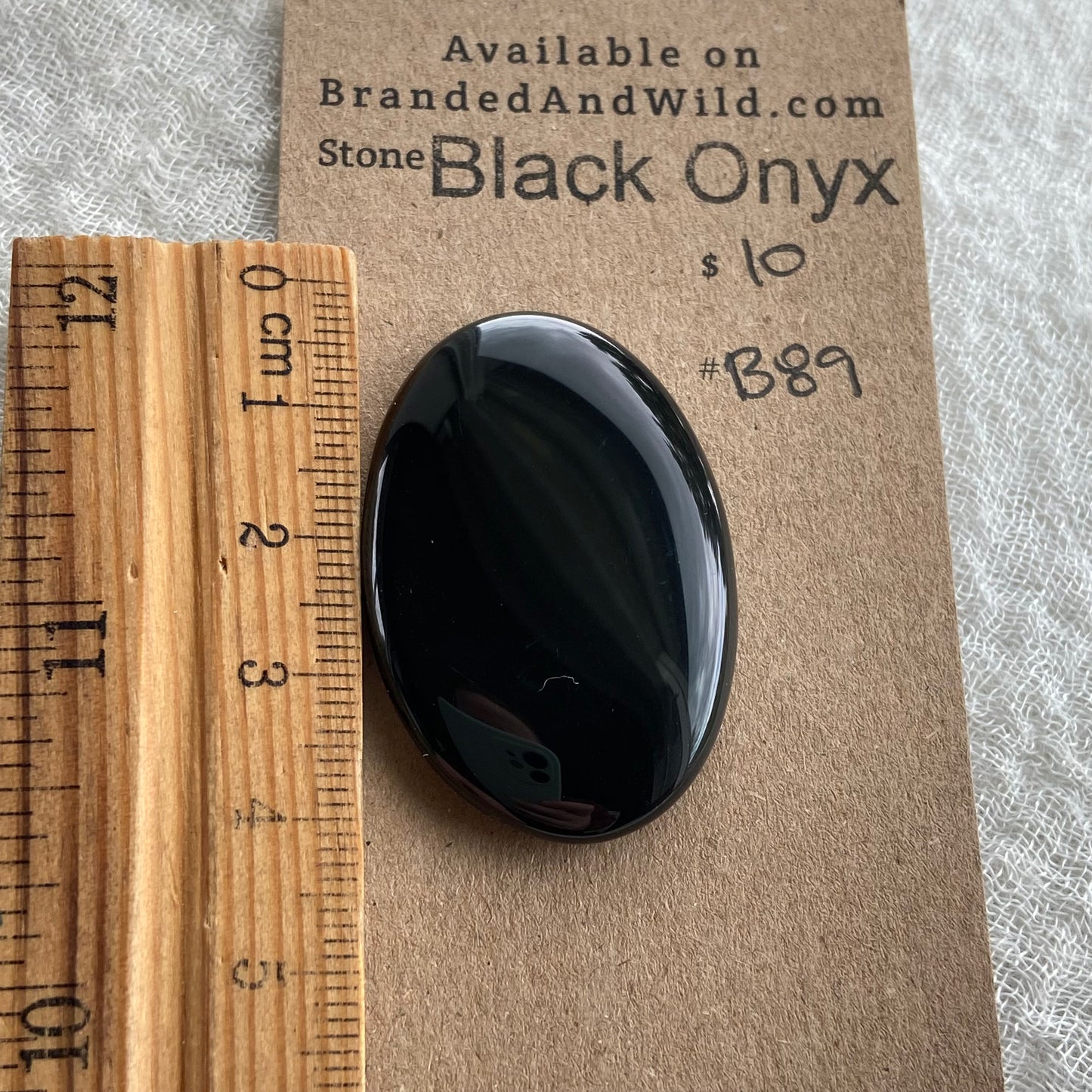 Black Onyx - Cabochon - B89