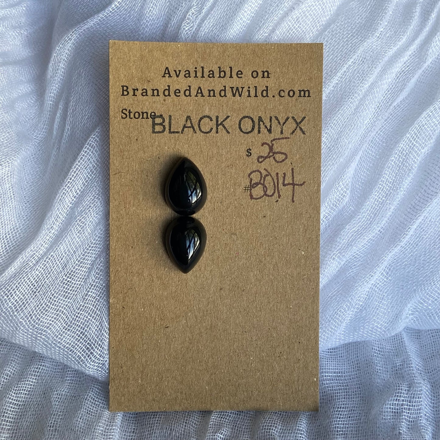 Black Onyx - Cabochon - BO14