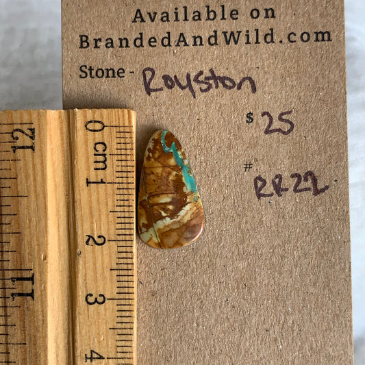 Royston Ribbon Turquoise Cabochon RR22