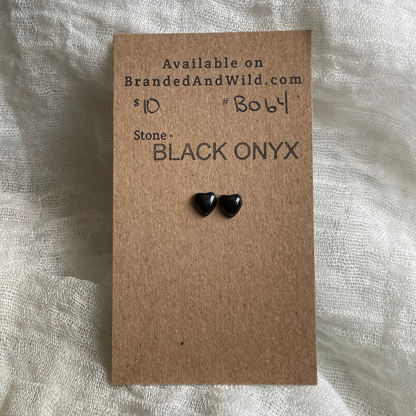 Black Onyx - Cabochon - BO64