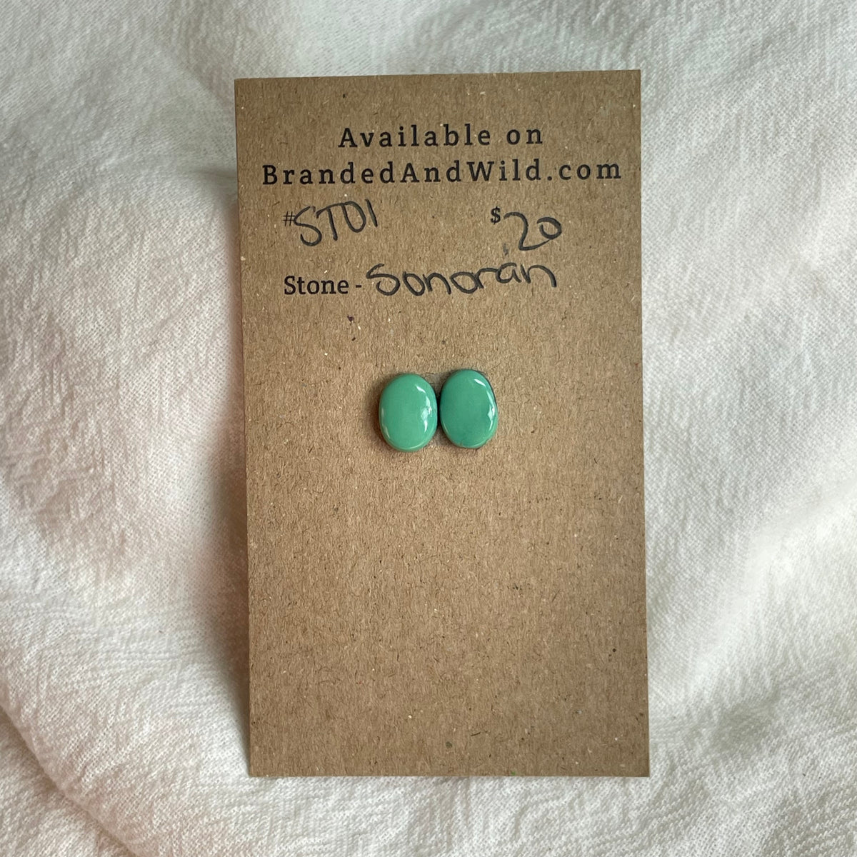 Sonoran Turquoise Cabochon - ST01 49086675-3260-404D-8B3B-4F1C56A47B36 Brandedandwild.com