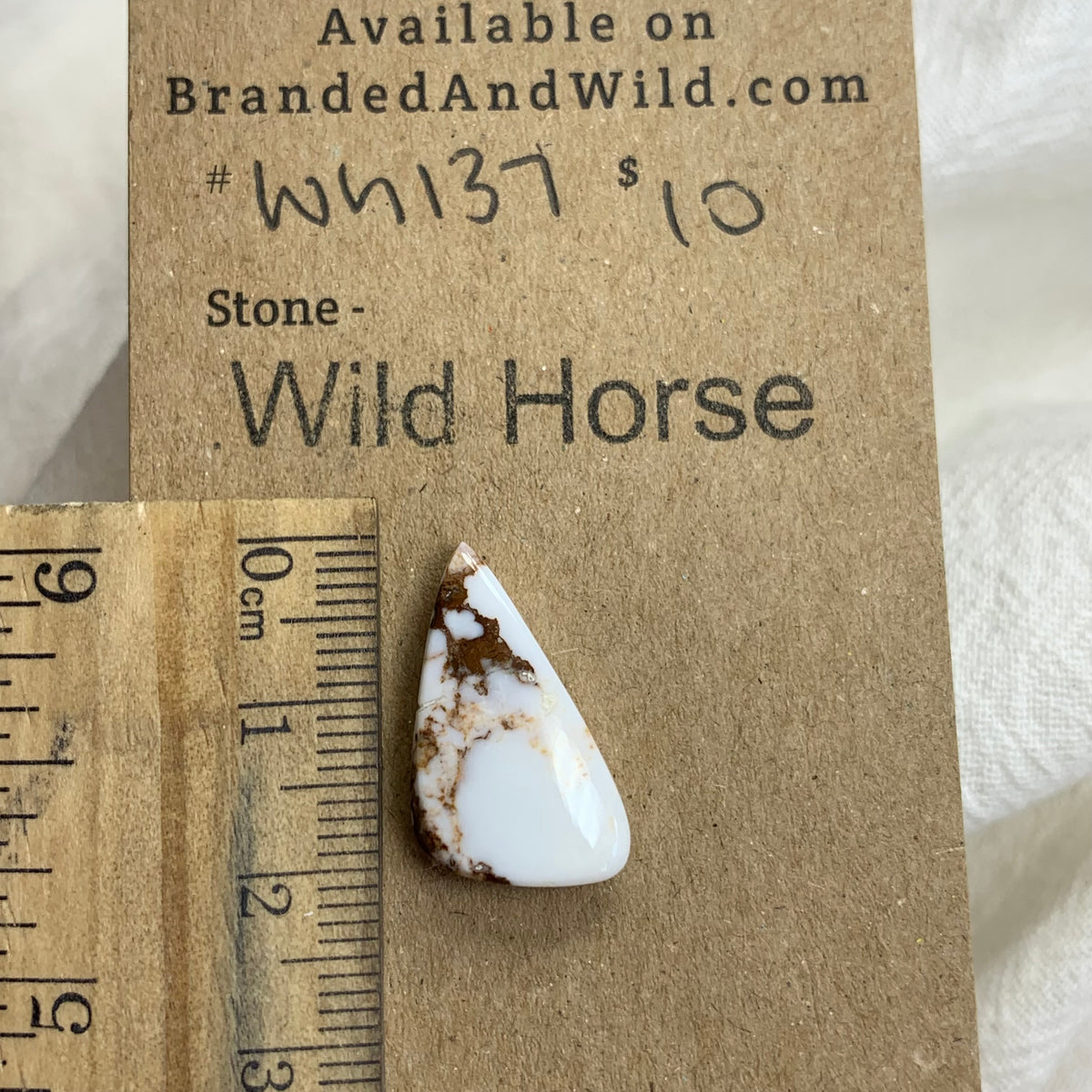 Wild Horse Cabochon - WH137 493E8F9F-59D9-4A82-AE6C-0B02E7899C70 Brandedandwild.com