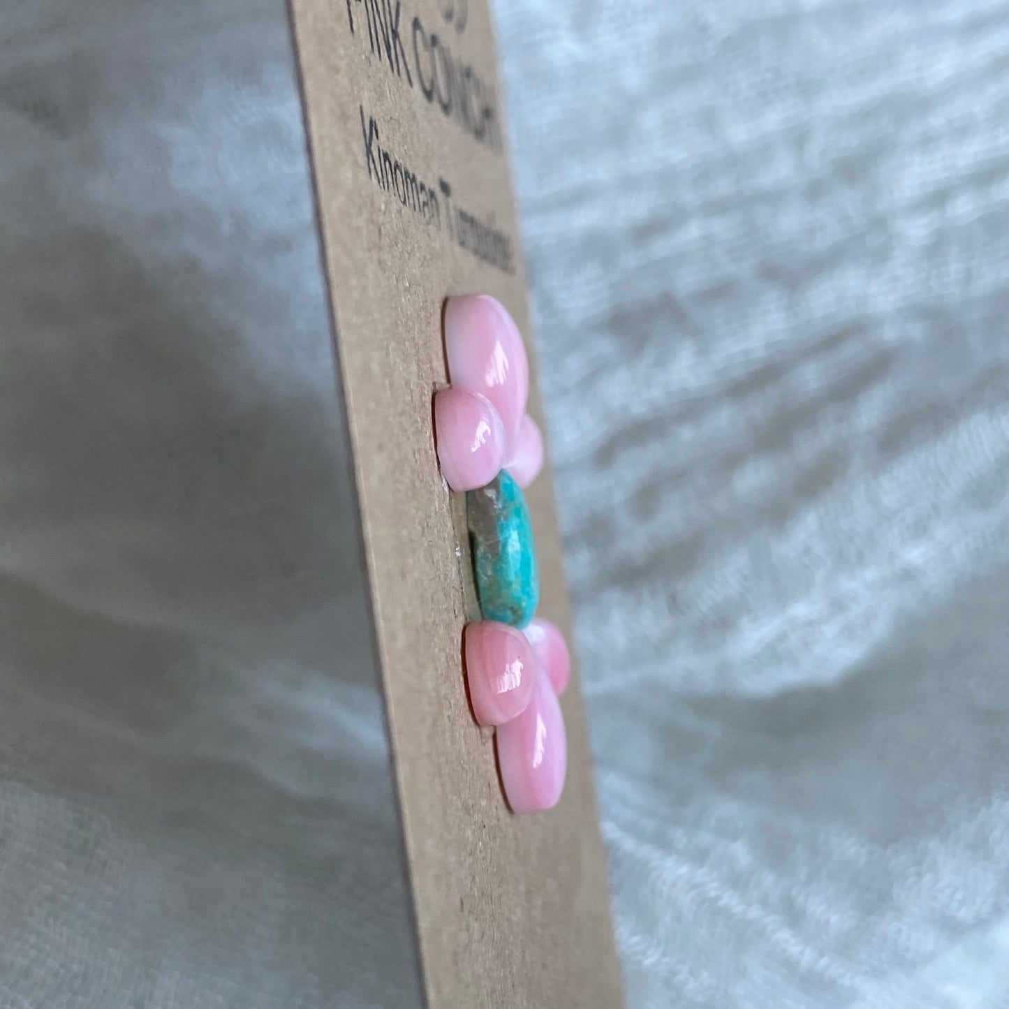 Pink Conch / Oyster Shell Cabochon - PK09