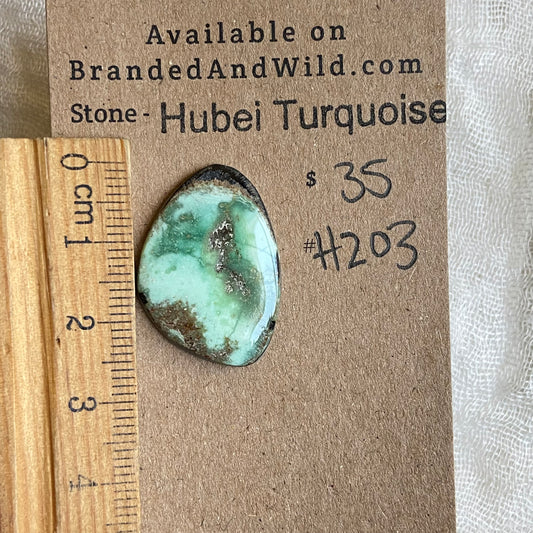 Hubei Turquoise Cabochon - H203 494BD129-2CB8-4E00-B867-D4750121251A Brandedandwild.com