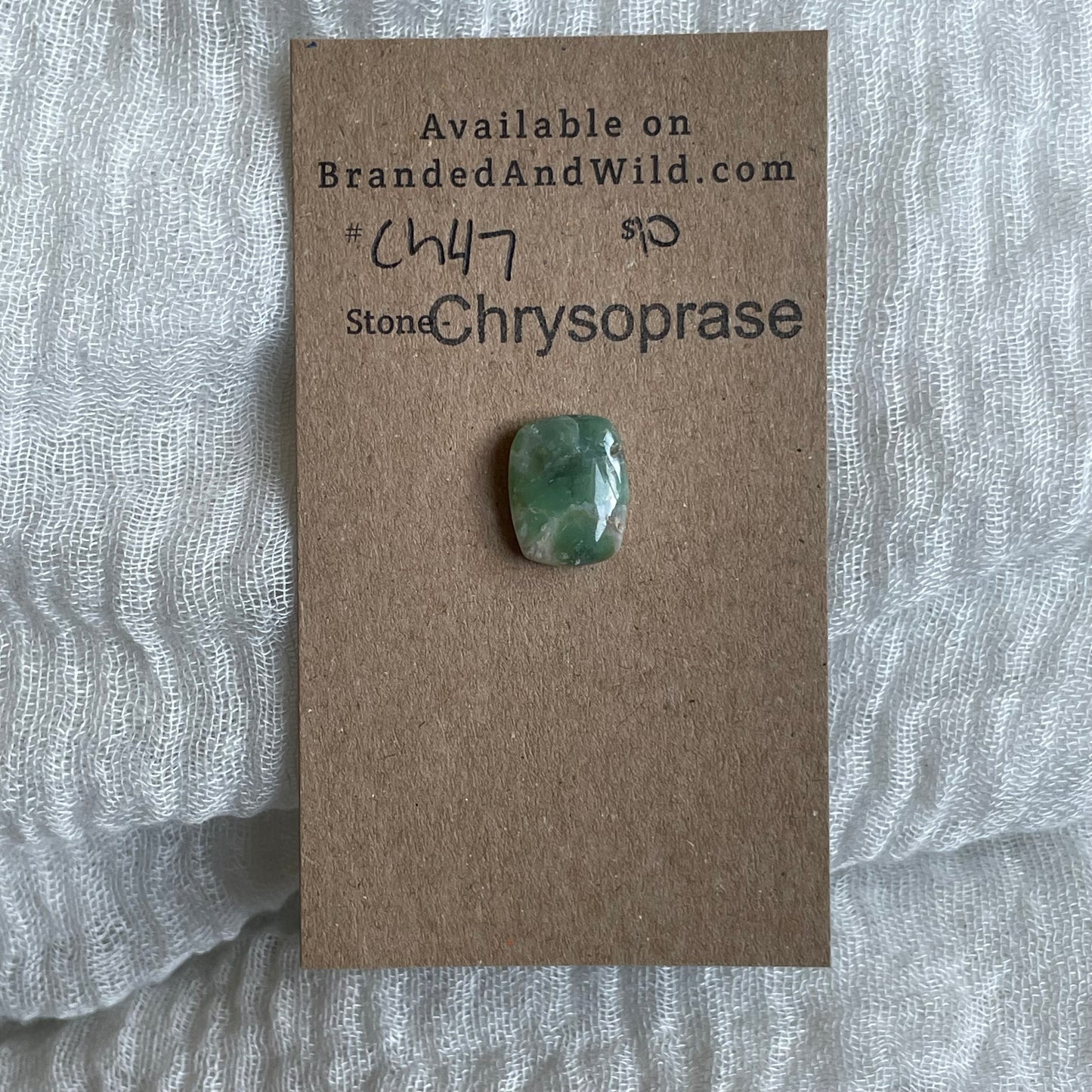 Chrysoprase Cabochon - Ch47