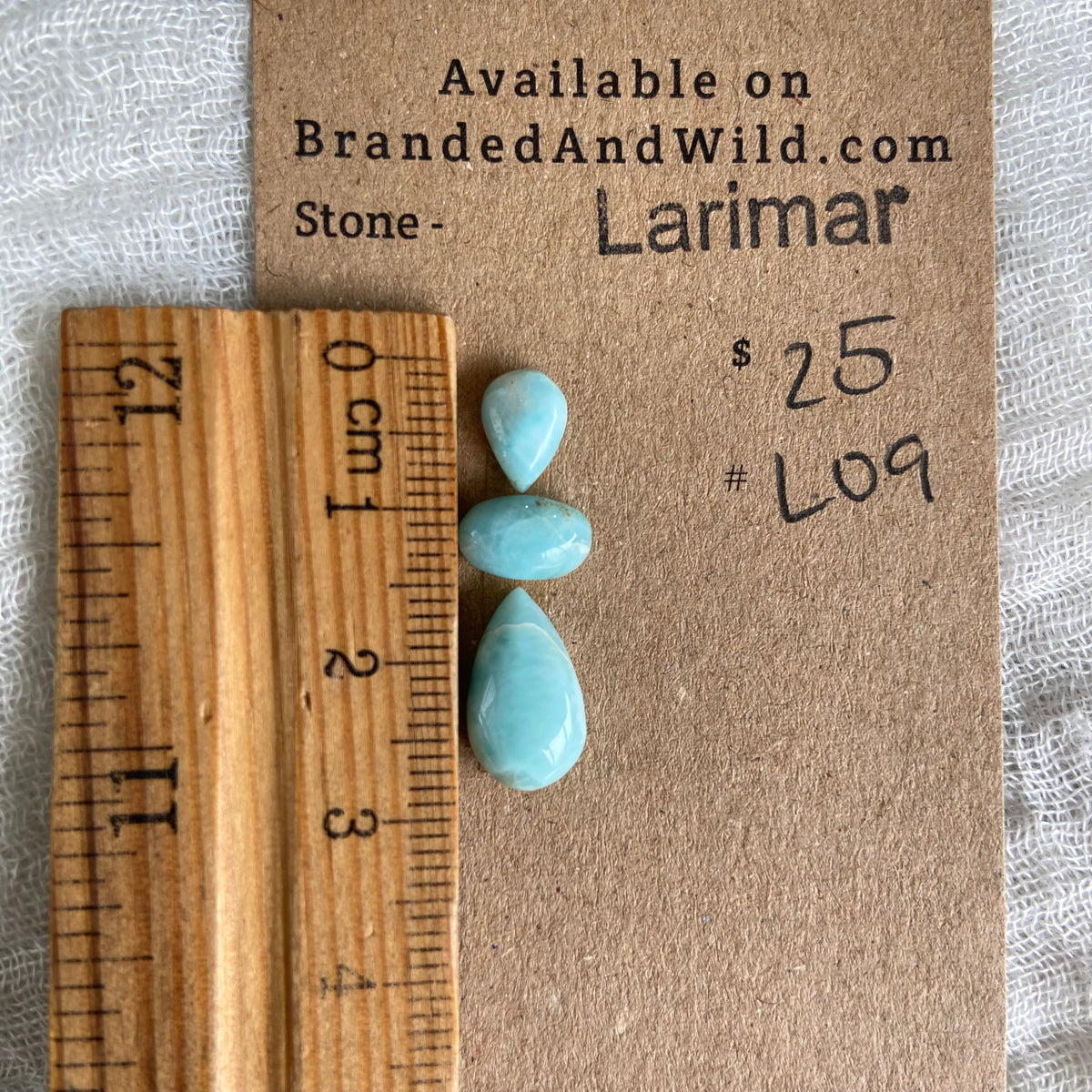 Larimar Cabochon - L09