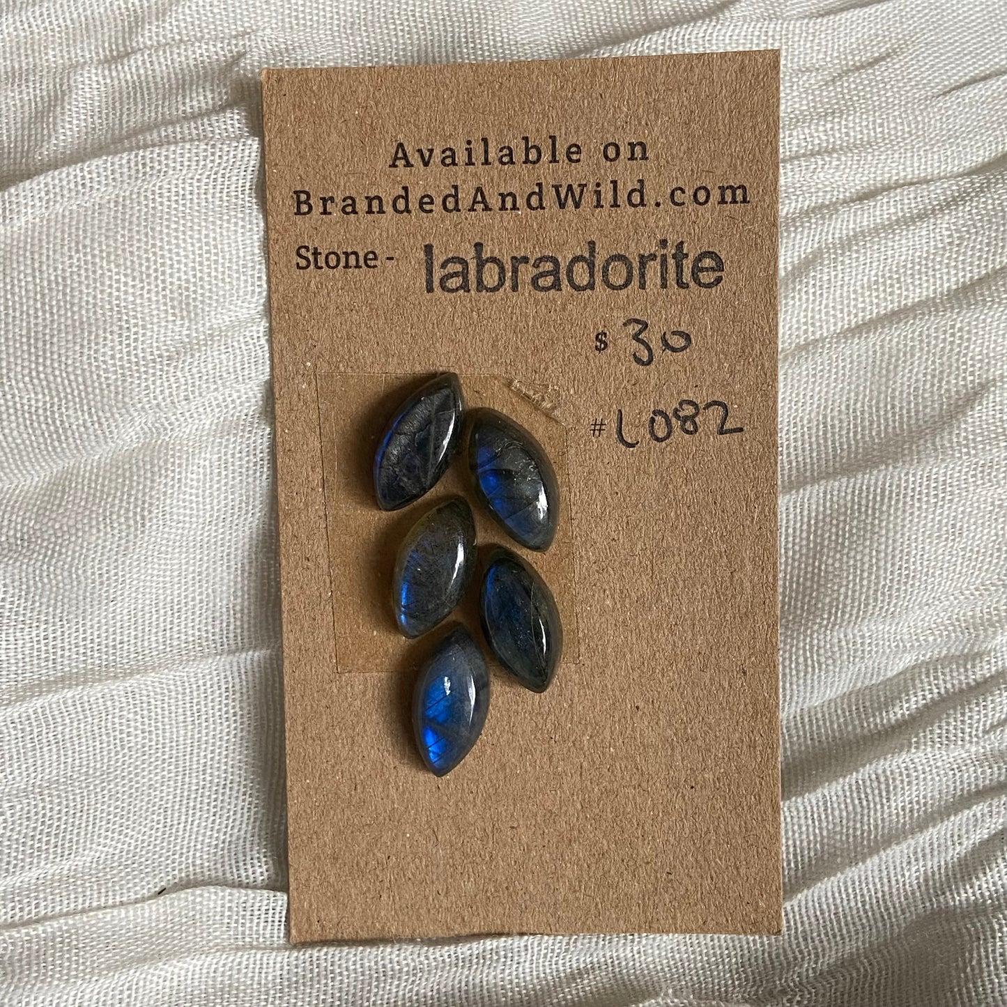 Labradorite Cabochon - L082 49699875-F809-4BA7-A52C-750378903AA3 Brandedandwild.com