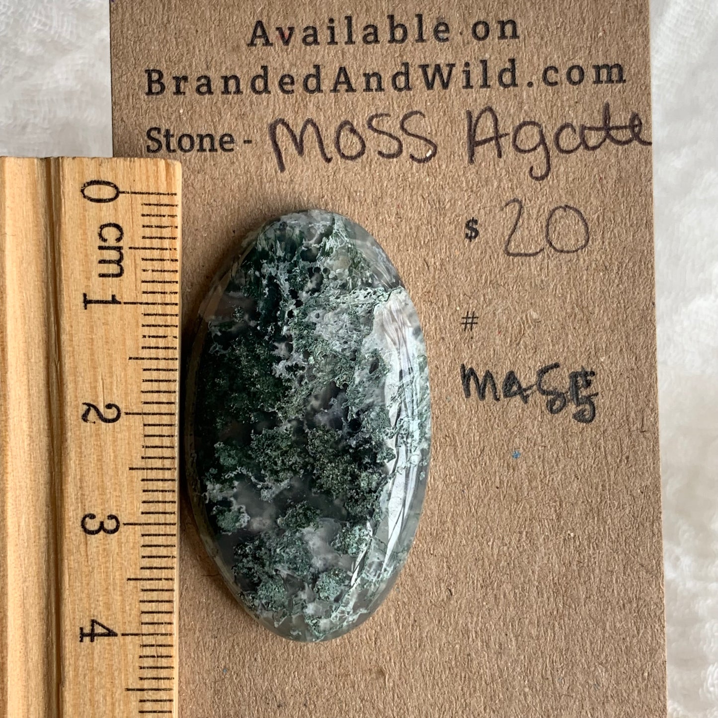 Moss Agate Cabochon - MA55
