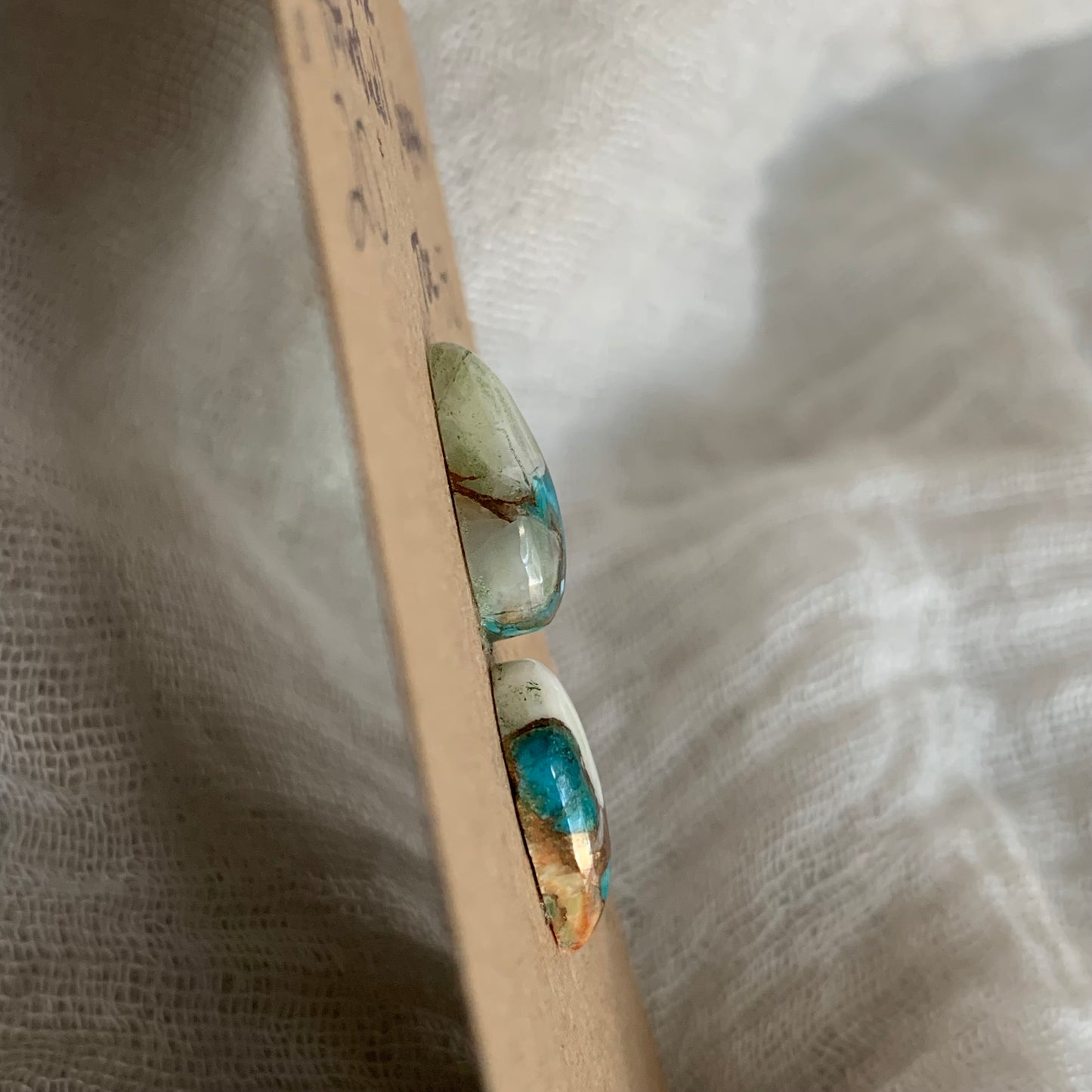 Turquoise, Oystershell, Copper Cabochon - TOC13