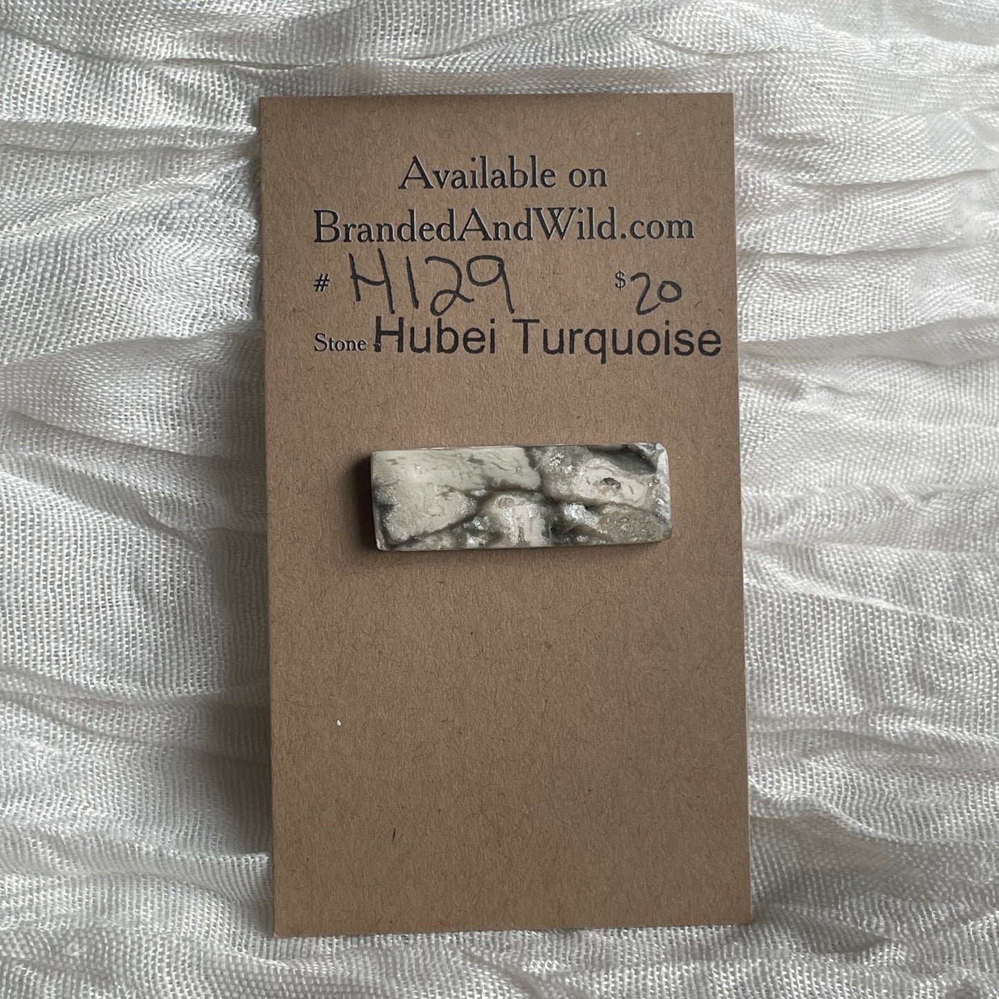 Hubei Turquoise Cabochon - H129 4979FA55-DB06-4BAD-8256-F0D83E9A23EA Brandedandwild.com