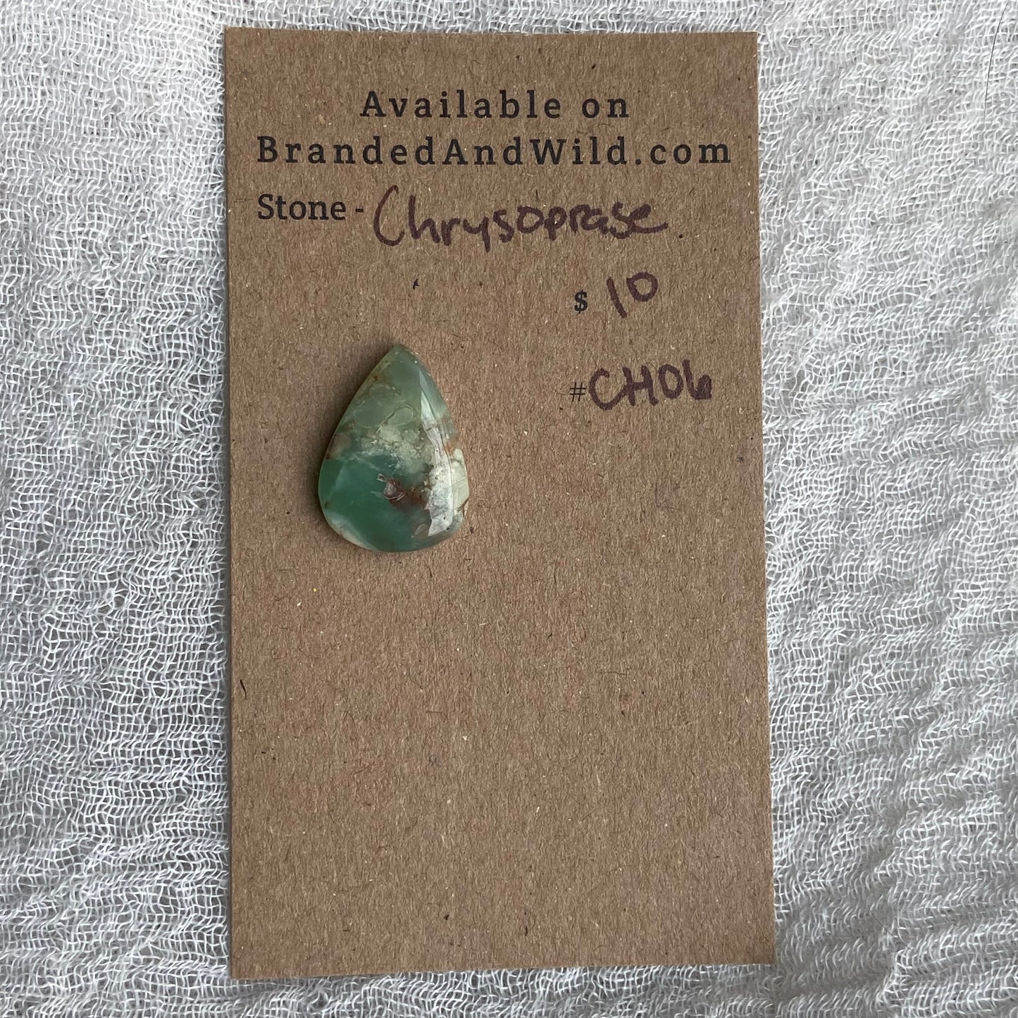 Chrysoprase Cabochon - Ch06