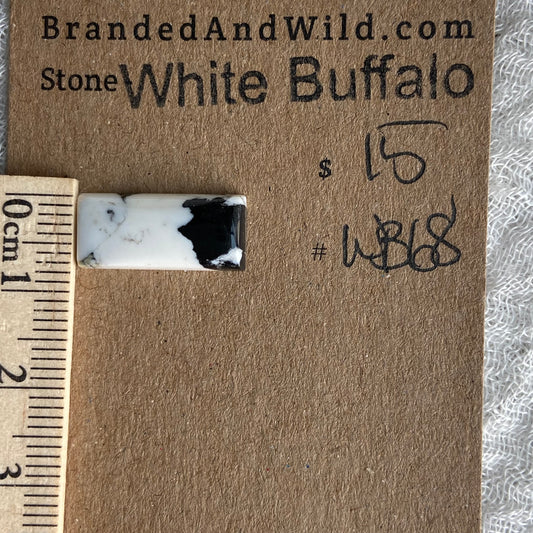 White Buffalo Cabochon - WB68