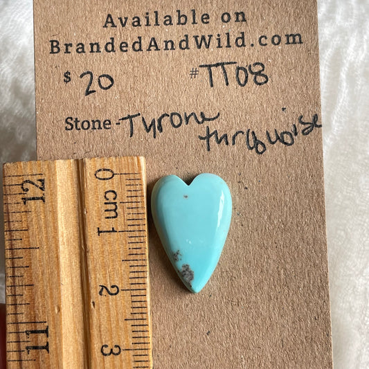 Tyrone Turquoise Cabochon - TT08 49C8E113-CD35-4B54-A18A-875C035767C7 Brandedandwild.com