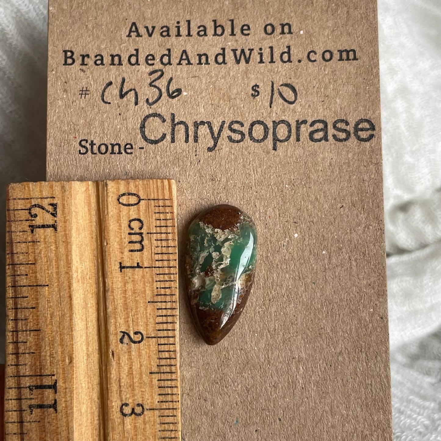 Chrysoprase Cabochon - Ch36