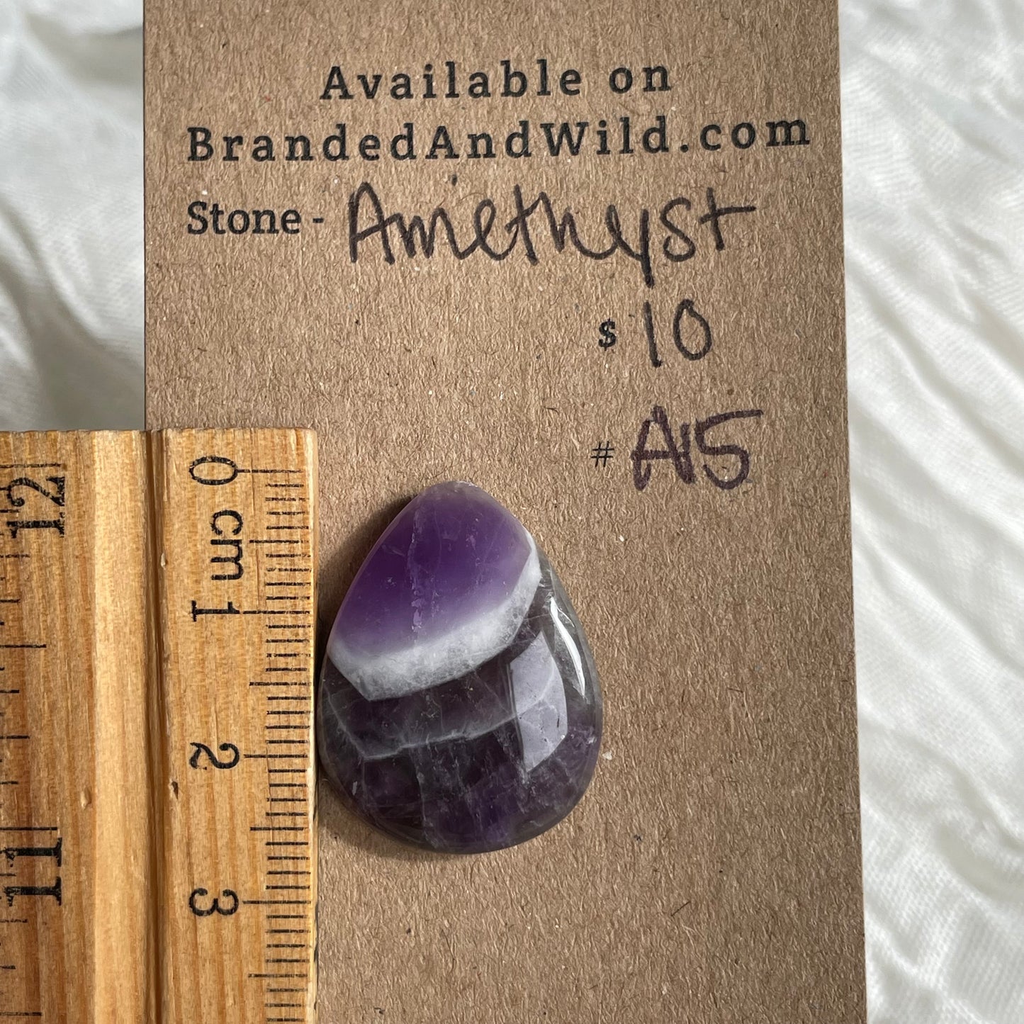 Amethyst Cabochon - A15 49EB97D7-1E0E-491C-A35E-CE8E1050E7E5 Brandedandwild.com