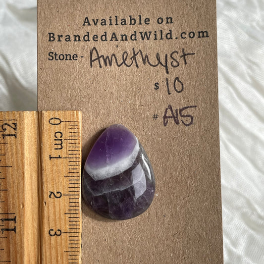 Amethyst Cabochon - A15 49EB97D7-1E0E-491C-A35E-CE8E1050E7E5 Brandedandwild.com