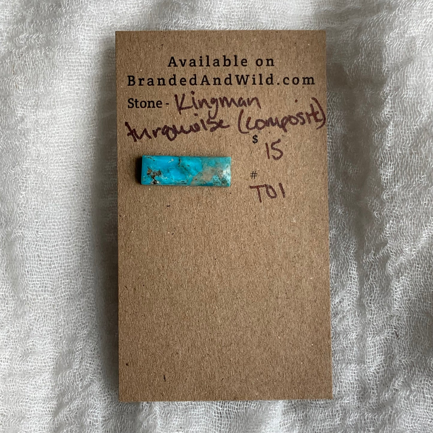 Kingman Turquoise Cabochon - KT01