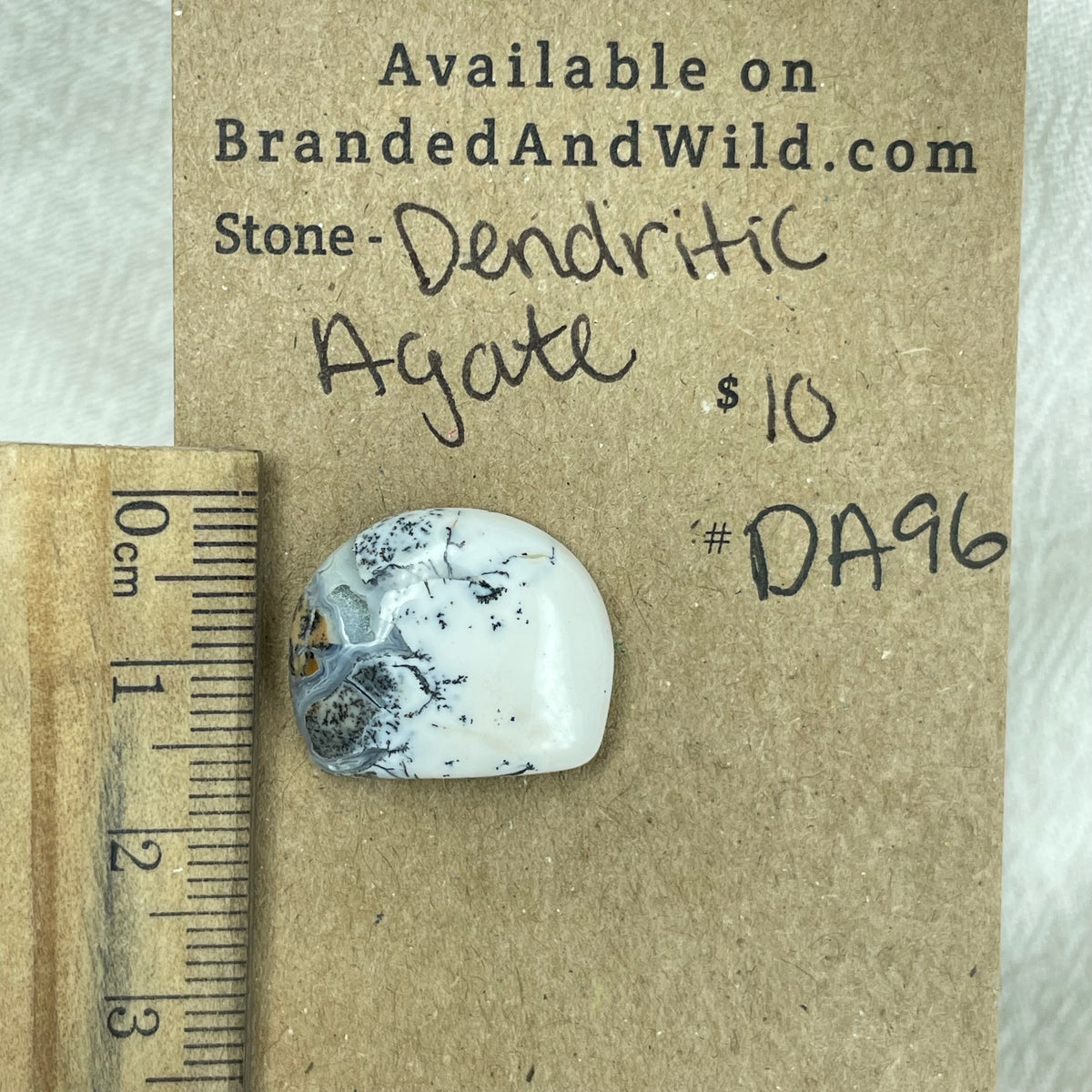Dendritic Agate Cabochon - DA96 49F09B2C-D59B-482C-A0DC-3E393DC81F48 Brandedandwild.com