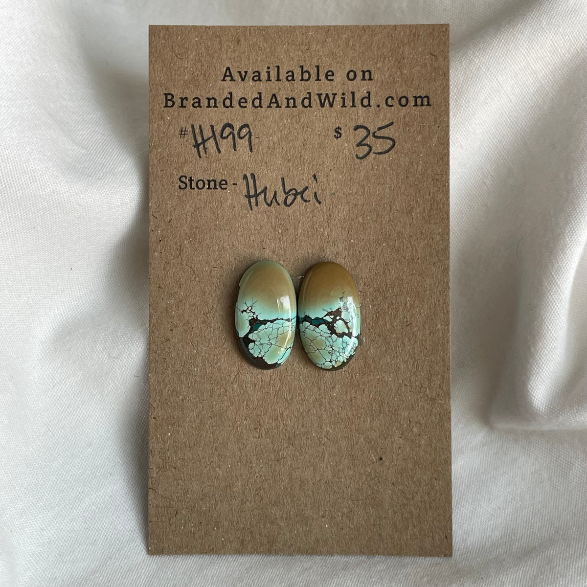 Hubei Turquoise Cabochon - H199 4A0730B3-C525-4F12-B65F-5D5F93A8CB5A Brandedandwild.com