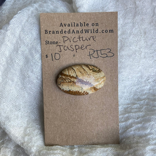 Picture Jasper Cabochon - PJ53