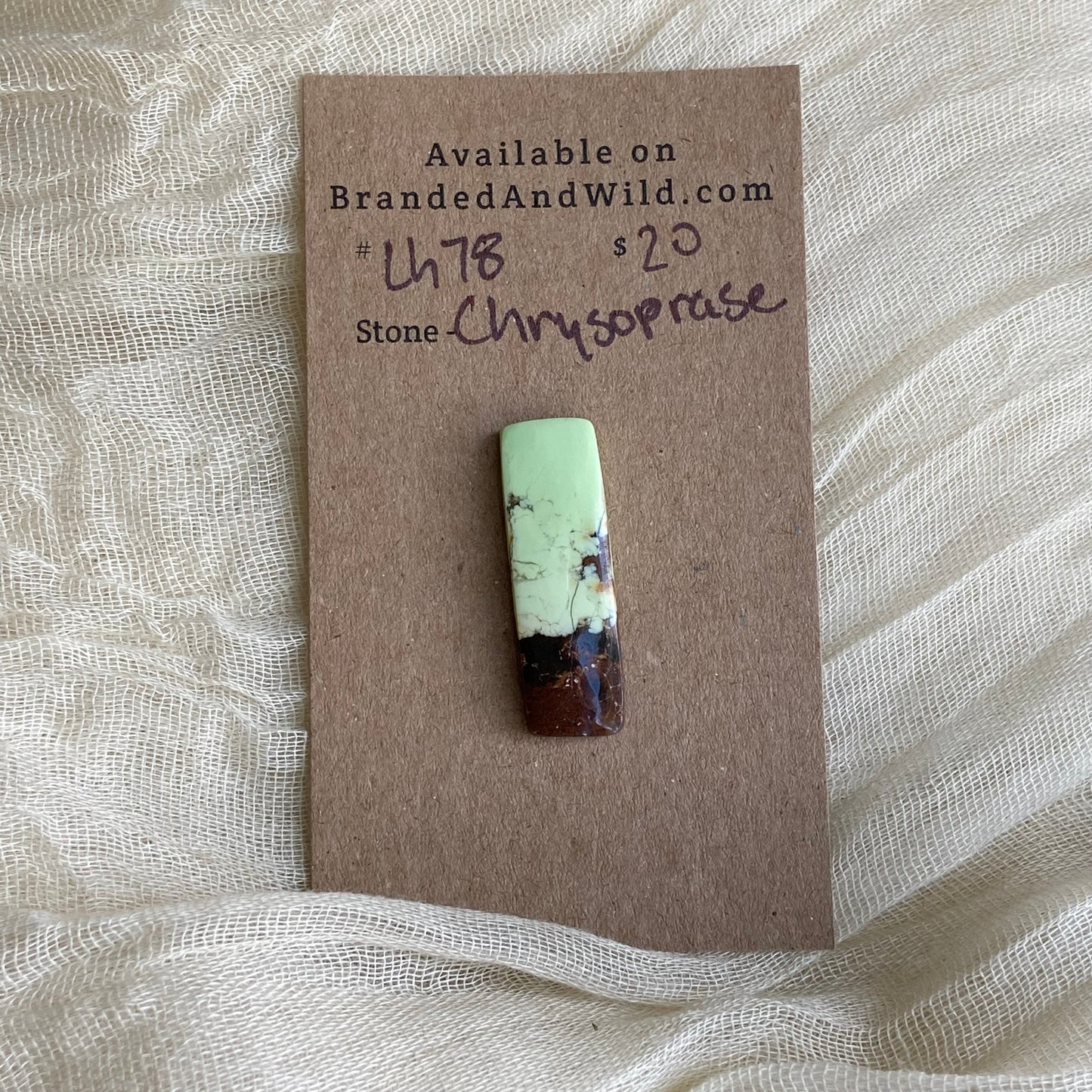 Chrysoprase Cabochon - Ch78