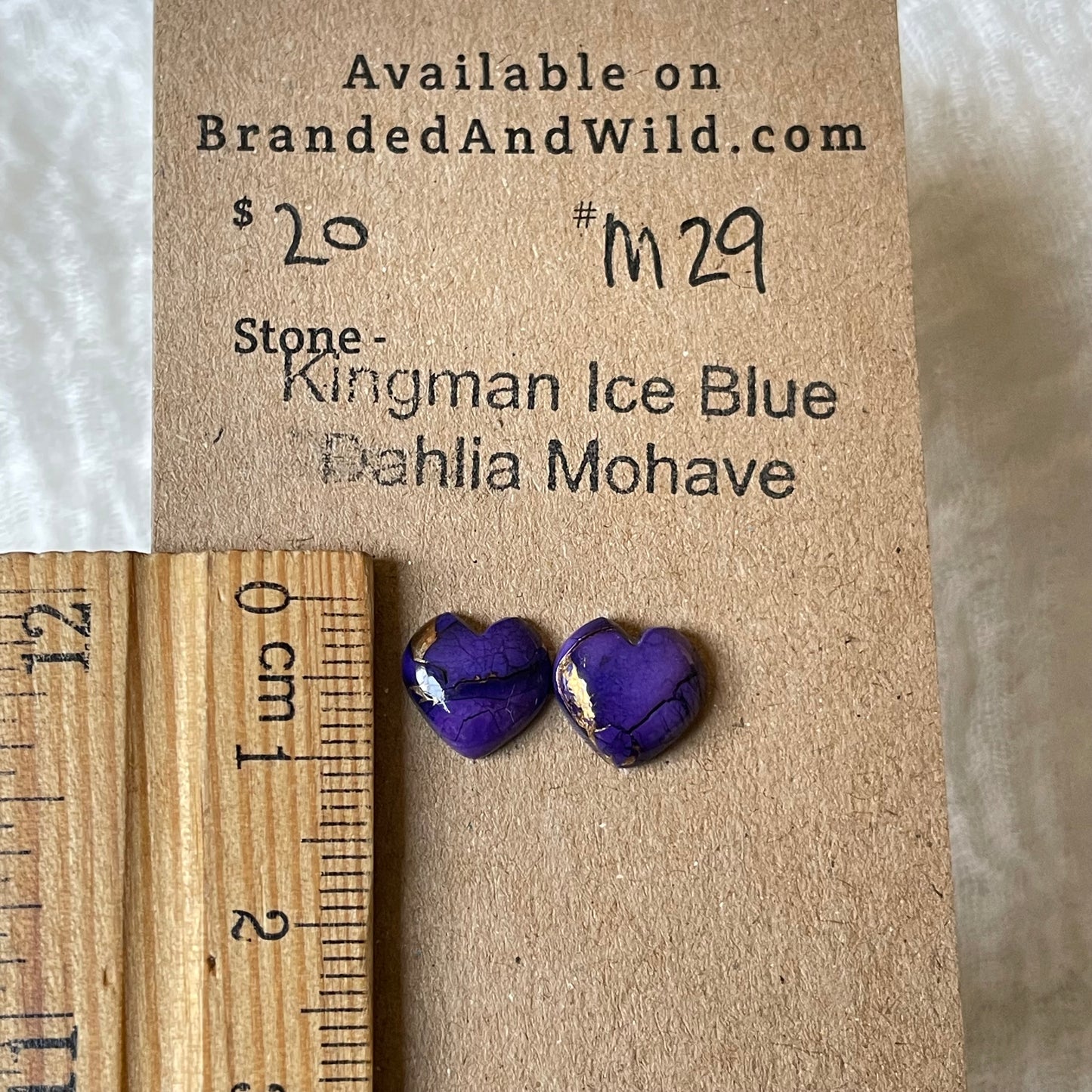 Ice Blue Dahlia Cabochon - KID29 4A585888-1A7A-4D51-8298-10D1E808859F Brandedandwild.com