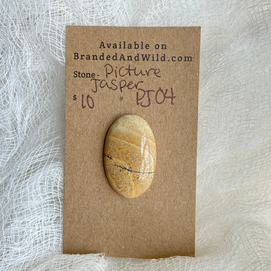 Picture Jasper Cabochon - PJ04