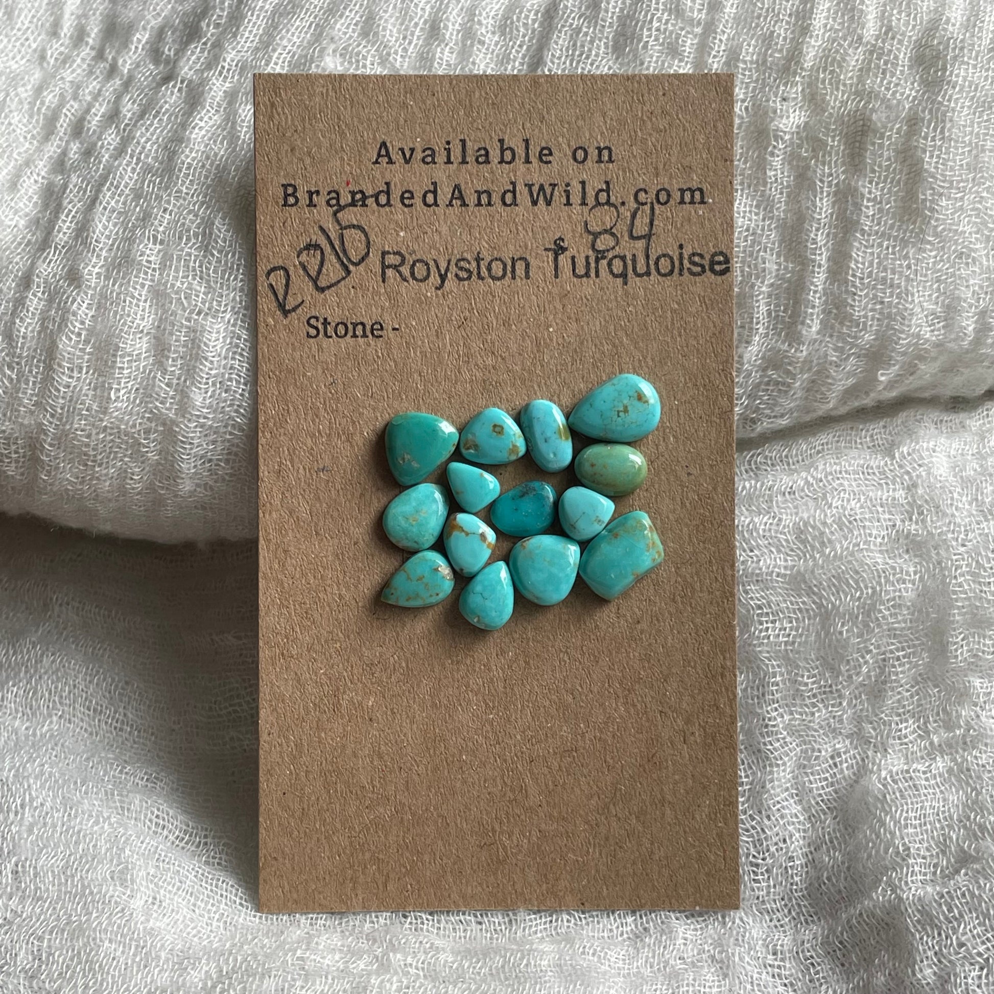 Royston Turquoise Cabochon - RR15 4A69B338-BA08-45DD-99DD-2A814C2563BD Brandedandwild.com