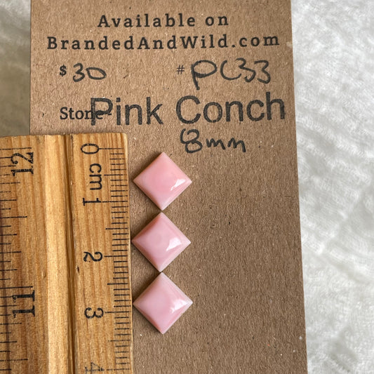 Pink Conch Cabochon - PC33