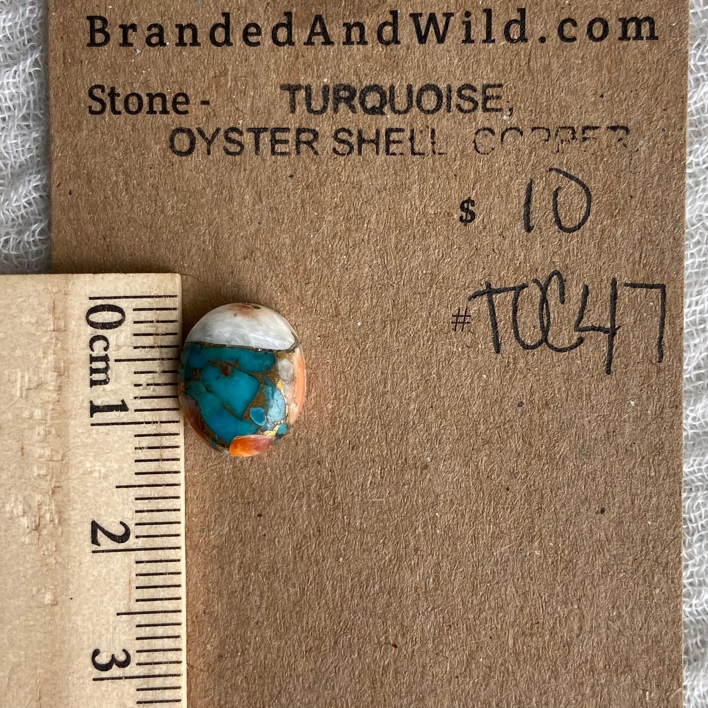 Turquoise, Oyster Shell, Copper - TOC47