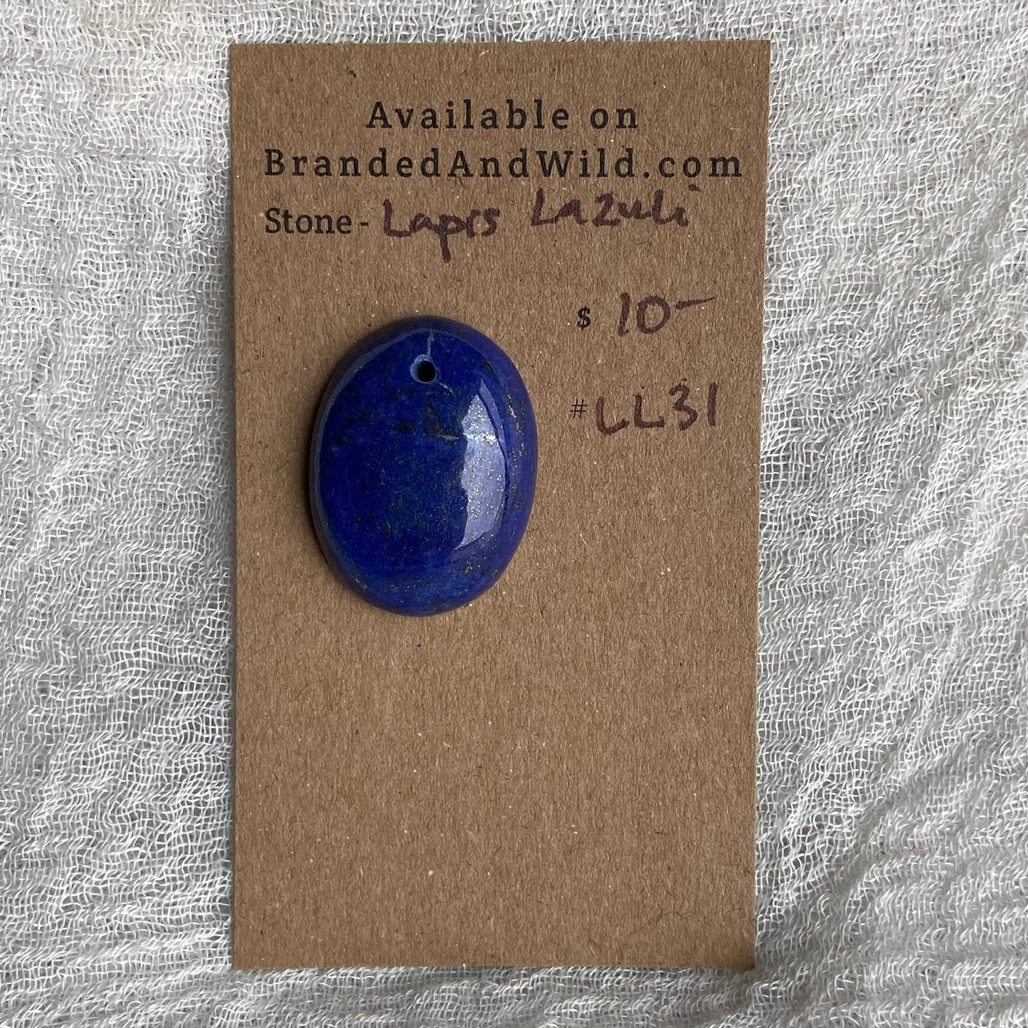 Lapis Lazuli Cabochon -Drilled- LL31