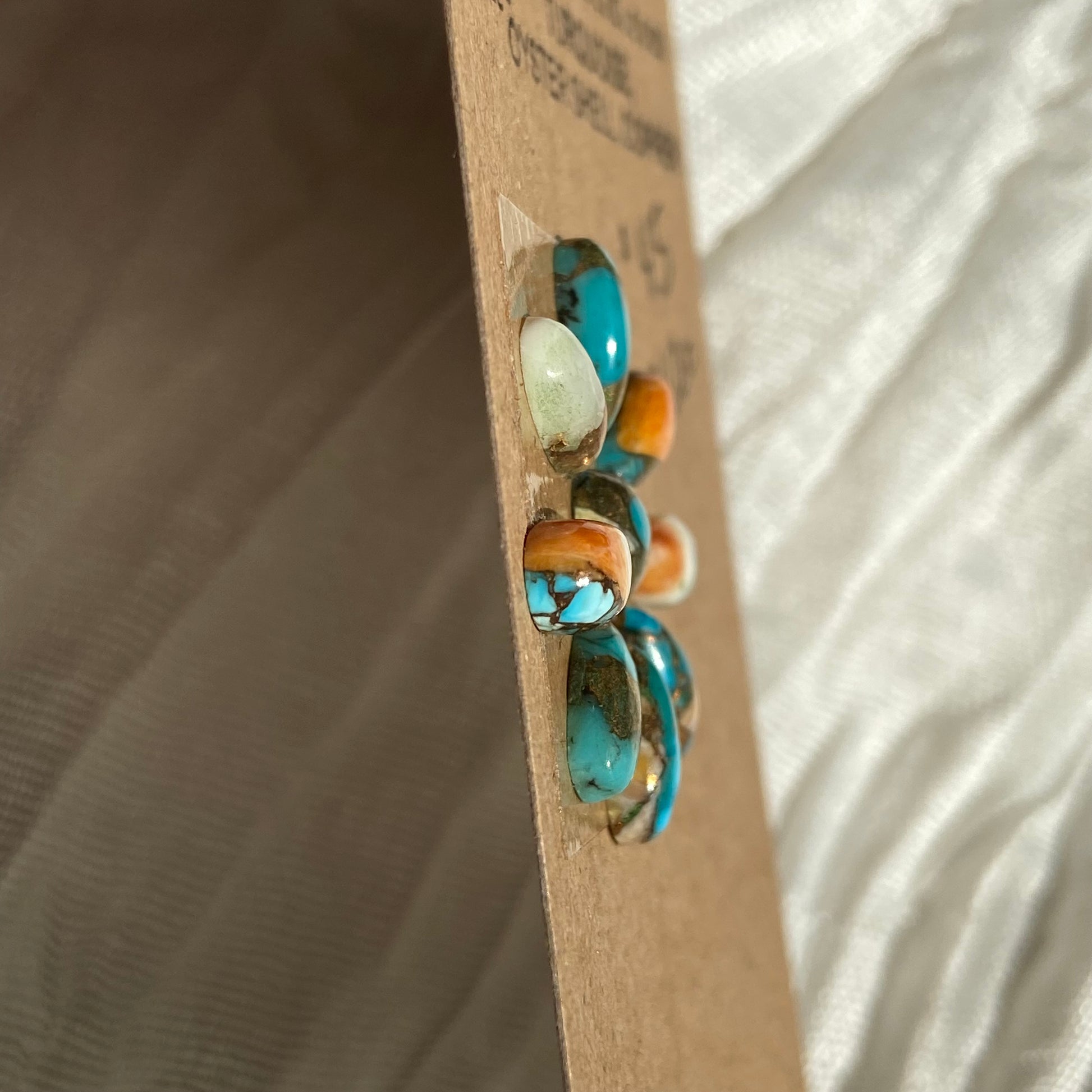 Turquoise, Oystershell, Copper Cabochon - TOC20 4AC36BF1-8D41-4BC9-8B01-8C4613AB409B Brandedandwild.com