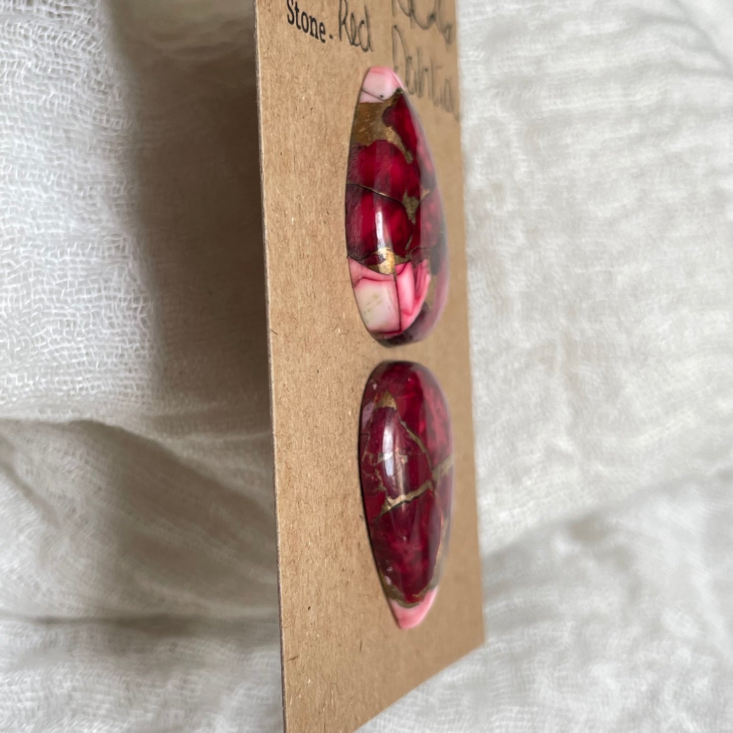 Red Dahlia Cabochon - RD26 4AD57030-2F77-4C1B-BD98-FA5A55DF6713 Brandedandwild.com