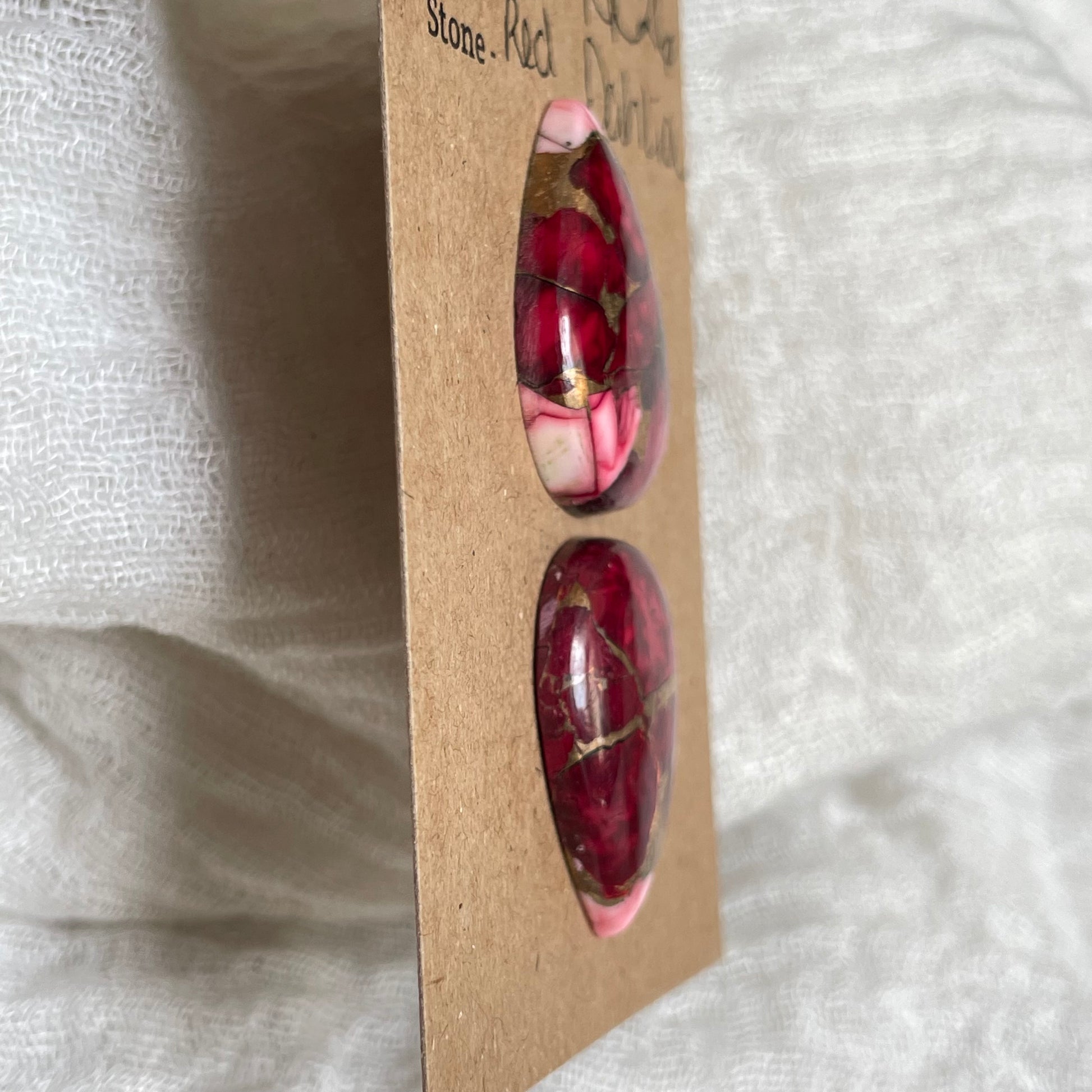 Red Dahlia Cabochon - RD26 4AD57030-2F77-4C1B-BD98-FA5A55DF6713 Brandedandwild.com