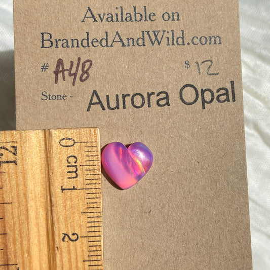 Aurora Opal Cabochon - A48 4B0872C2-08A0-4522-9434-70283D28BA5A Brandedandwild.com