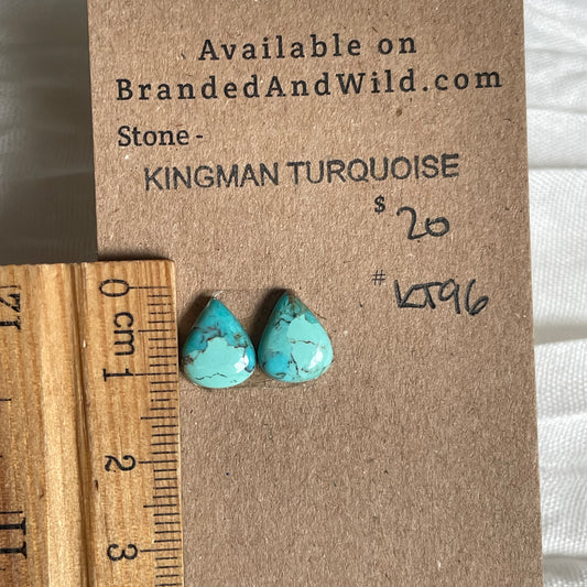 Kingman Turquoise Cabochon - KT96 4B38F194-8D36-4117-AB39-BA86AB09763F Brandedandwild.com