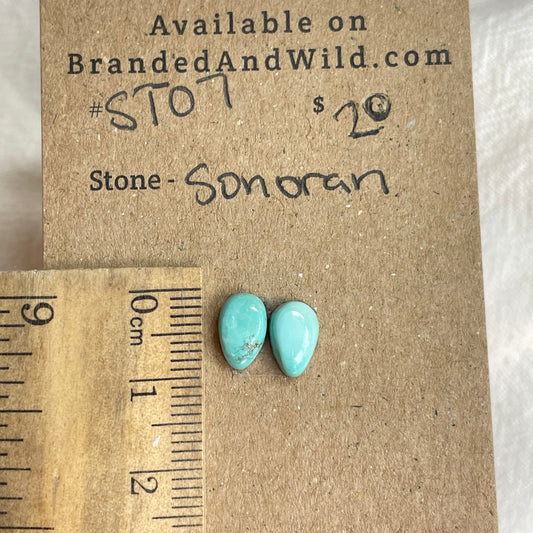 Sonoran Turquoise Cabochon - ST07 4B5FF717-0A1D-44CC-9FC7-E53B636AA352 Brandedandwild.com
