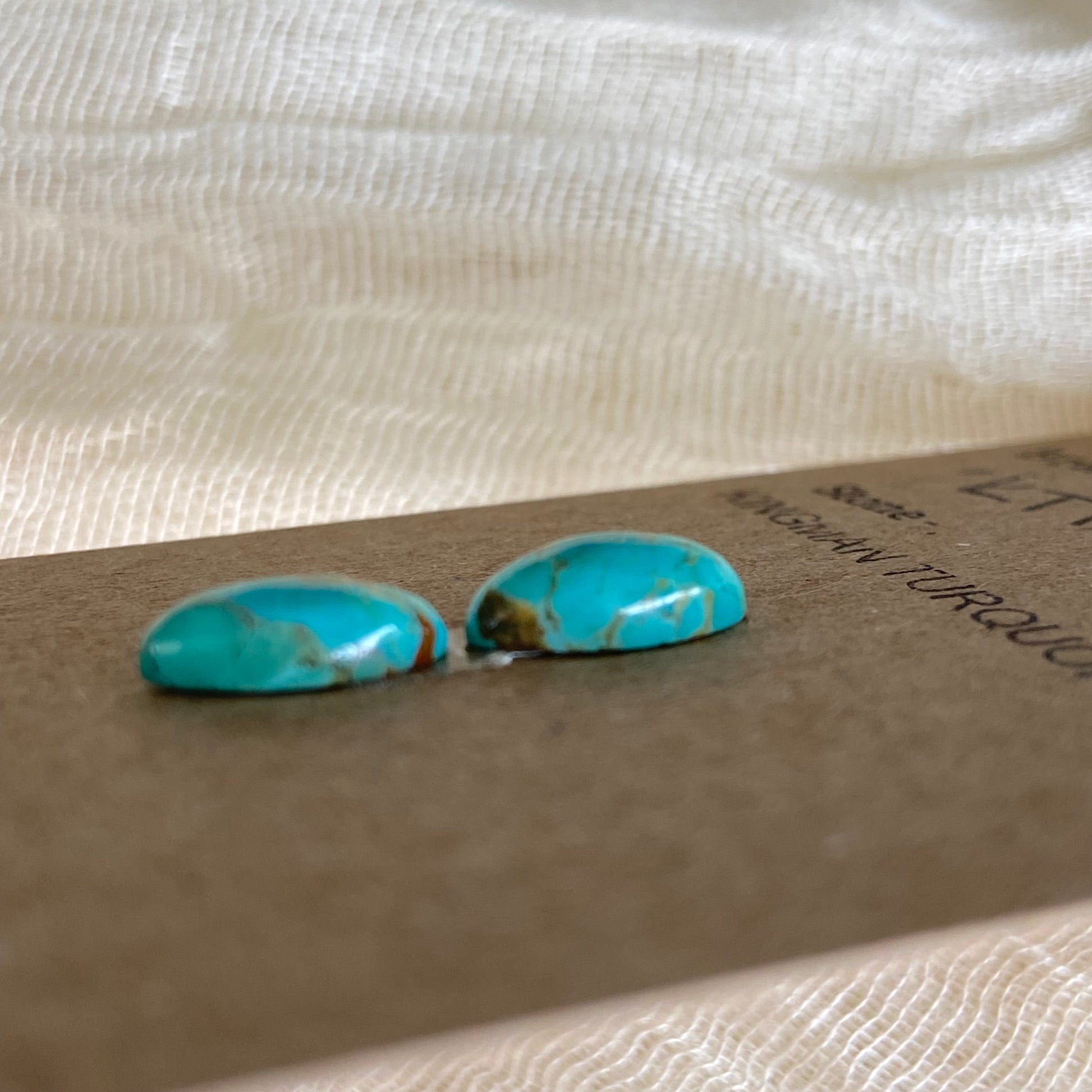 Kingman Turquoise Cabochon - KT130 4B61BAB8-90D3-433B-BB64-C199D423FC19 Brandedandwild.com