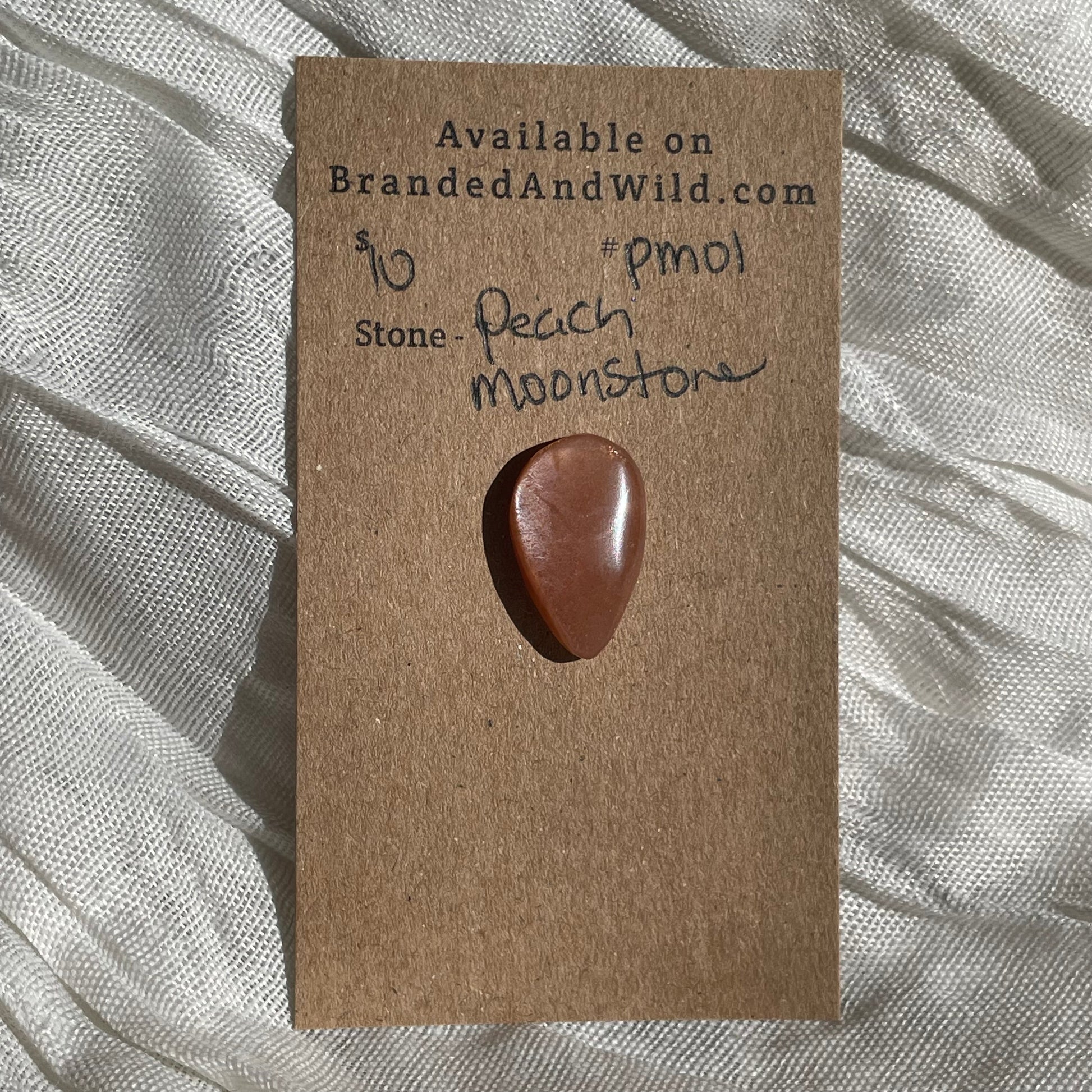 Peach Moonstone cabochon - PM01 4B84B408-6F16-4854-B8AE-DF5916111B49 Brandedandwild.com