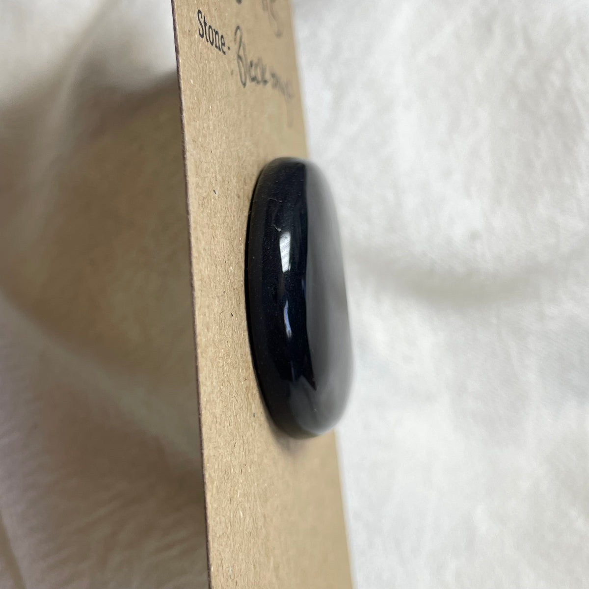 Black Onyx - Cabochon - B005 4BAAA380-7097-44B1-87C8-108D4575CC57 Brandedandwild.com