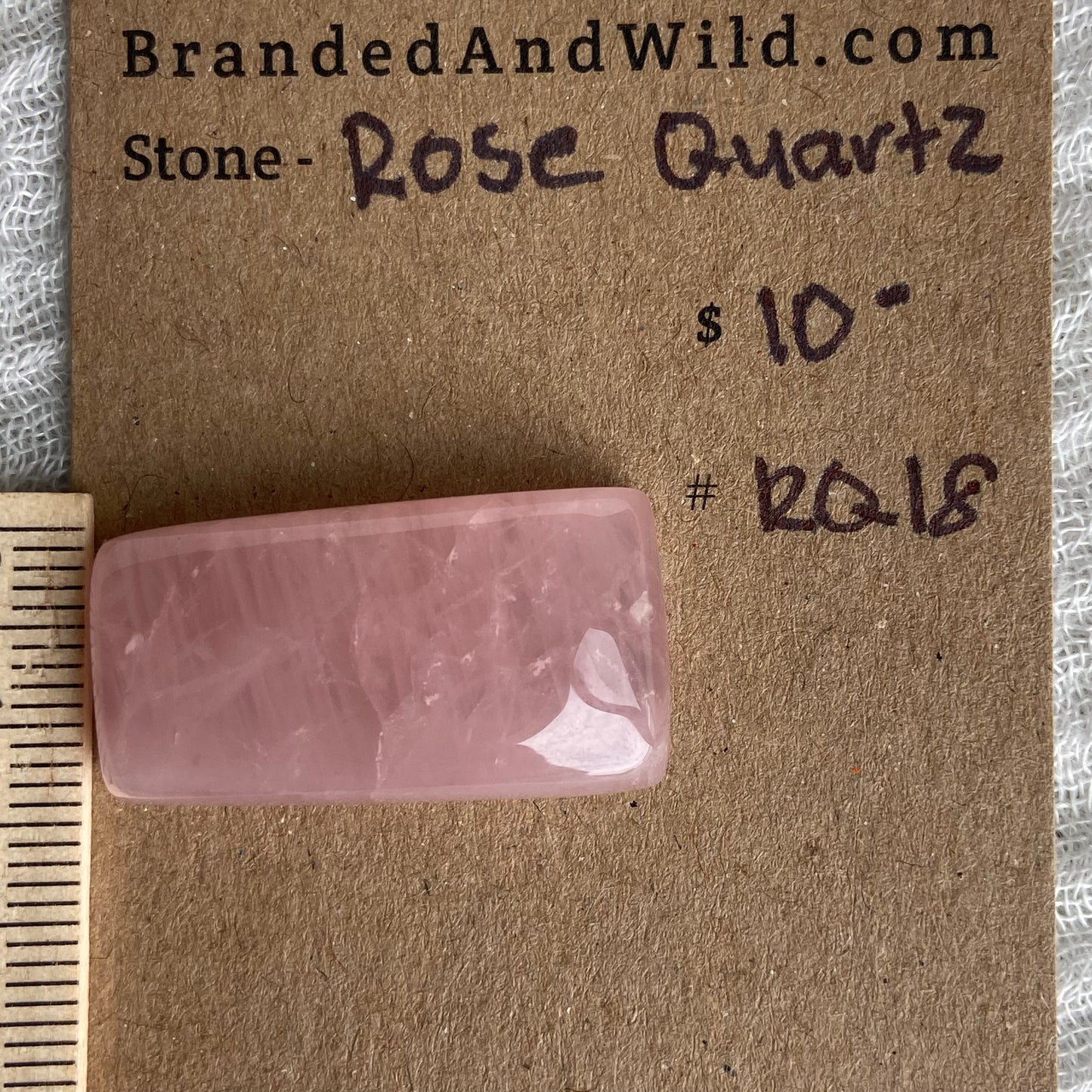 Rose Quartz Cabochon - RQ18
