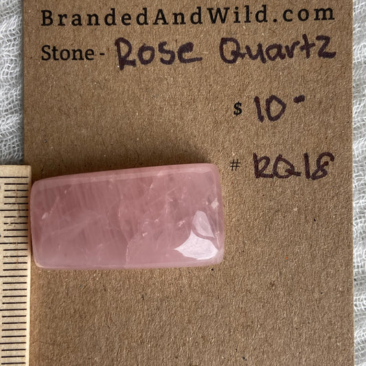 Rose Quartz Cabochon - RQ18