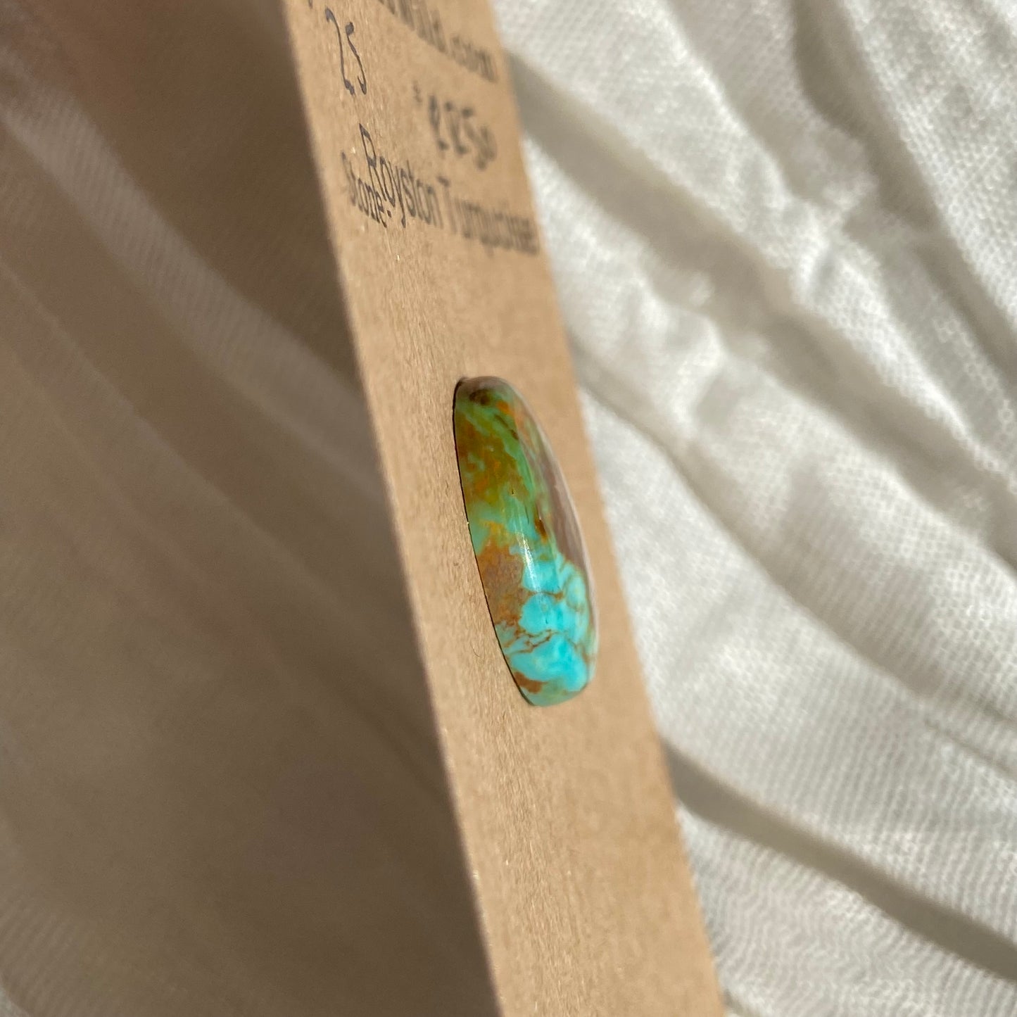 Royston Ribbon Turquoise Cabochon RR50 4BCEDD58-3B99-442B-9C32-0D9F3CF06CEB Brandedandwild.com