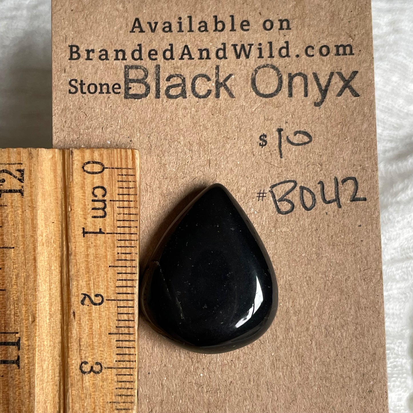 Black Onyx - Cabochon - BO42