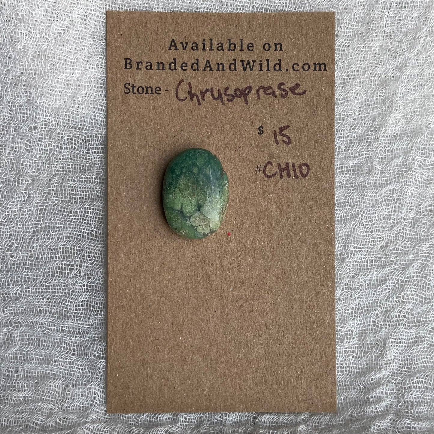 Chrysoprase Cabochon - Ch10