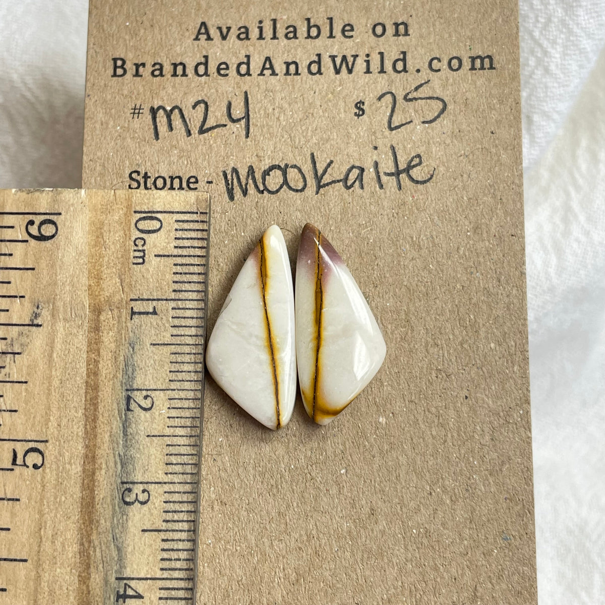 Mookaite Cabochon- M24 4C3F5BBE-92B2-4927-BEC0-693F1568B3AF Brandedandwild.com