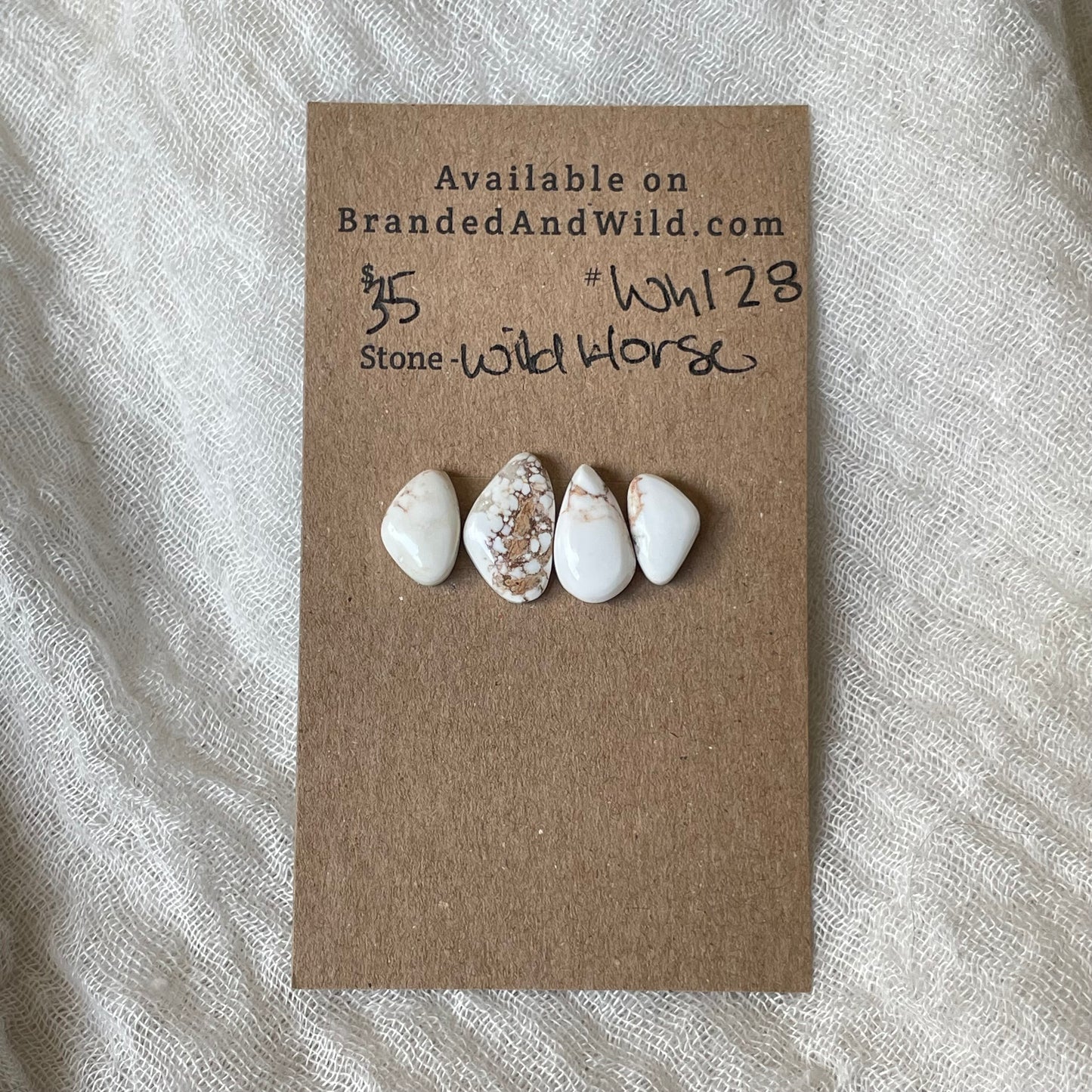 Wild Horse Cabochon - WH128 4C517E4C-2D9A-4A4D-B92A-62B060BB18C4 Brandedandwild.com