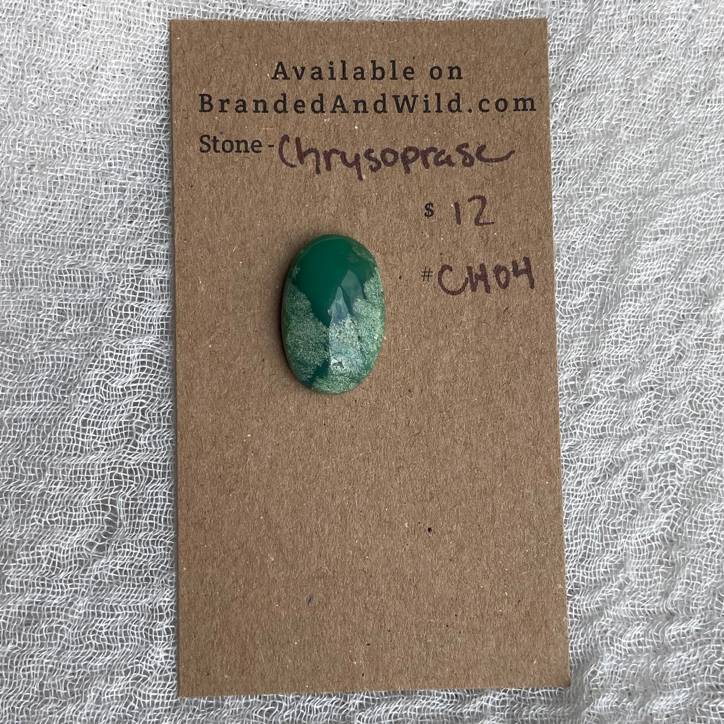 Chrysoprase Cabochon - Ch04