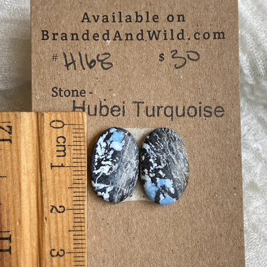 Hubei Turquoise Cabochon - H168 4C85CAA3-5E75-4FC2-B8F5-94839F60B4A0 Brandedandwild.com