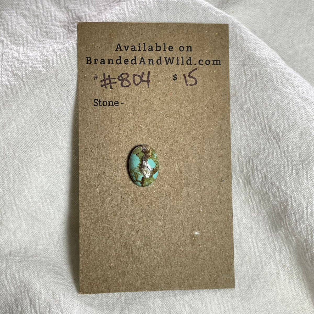 #8 Turquoise Cabochon - 804 4CA8777E-0FA4-4732-8219-4B8F5D17F0E4 Brandedandwild.com